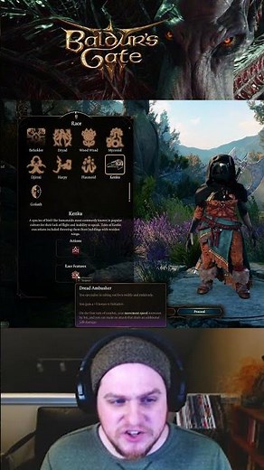 New Mod adds Kenku Race to Baldur's Gate 3