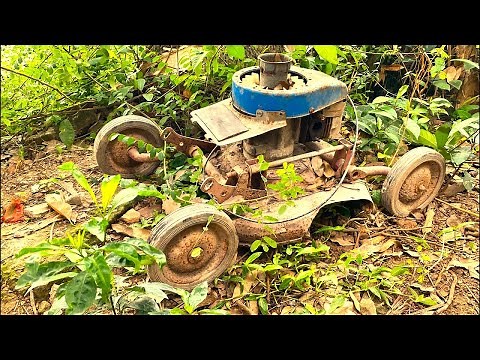 Restoration Industrial Lawn Mowers // Restoring Old Lawn Mowers part 1