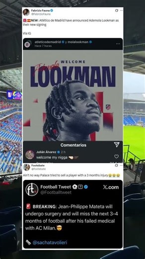 OFFICIAL vs EXPOSED?! Lookman Joins Atlético 😱 But Mateta FAILS Milan Medical!