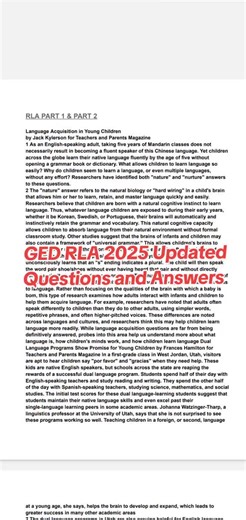 Pass your GED RLA in 2025 with these study the future rhetorical Questions. #ged #gedexam #gedenglish #gedrlae #gedlanguagearts #onlineschool #studyinamerica
