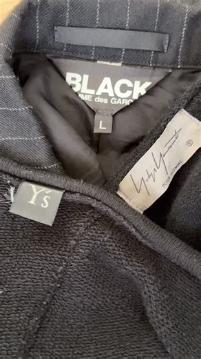 Amare on Instagram: "Some pieces I picked up in Japan! Lmk which is your favorite #fashion #yohjiyamamoto #commedesgarçons #japanhaul"