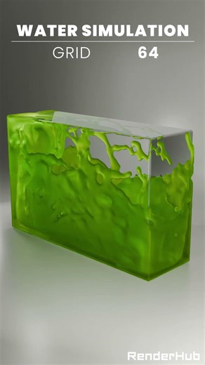 3D Water Simulation in Blender