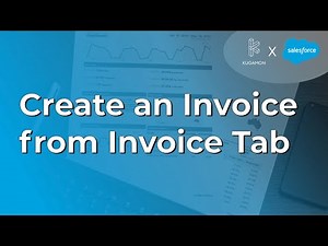 Create an Invoice from Invoice Tab #billing