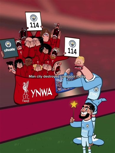 Manchester City Destroys Liverpool: Match Highlights & Reaction 💀🩵🔥