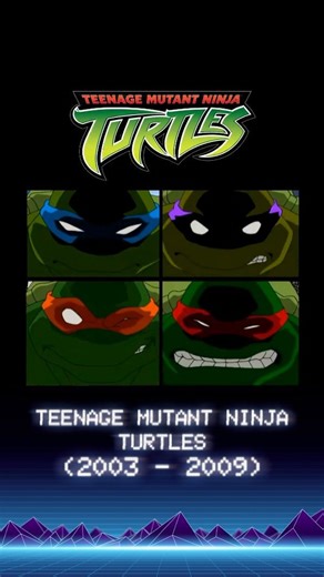 Previously On… Teenage Mutant Ninja Turtles (2003 - 2009) ‘TURTLES count it off!’ “Teenage Mutant Ninja Turtles” is an animated television series developed by Lloyd Goldfine and based on the characters created by Kevin B. Eastman and Peter Laird Compared to the predominantly comedic approach of the 1987 TV series, the 2003 series more closely matches the serious tone of the original comics, with a greater emphasis on action and themes of familial bonds. The series adapts a large scope of story a