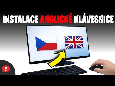 Jak přidat anglickou klávesnici do počítače