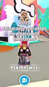 Part 2 // Things only real adopt me players will understand #shorts #adoptme #roblox #relatable