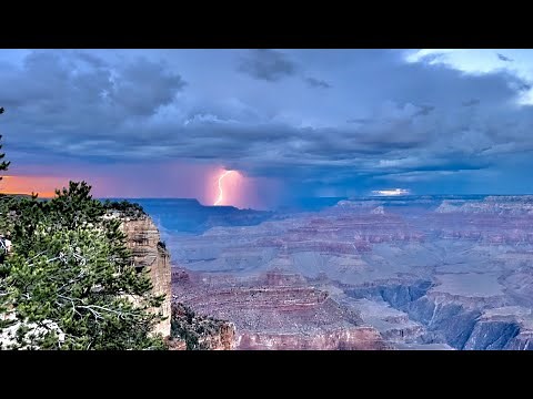 Amazing Grand Canyon Monsoon Storms, Arizona, USA