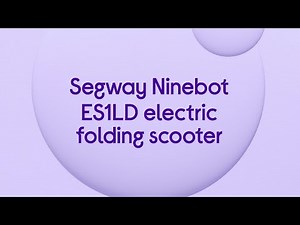 Segway Ninebot ES1LD Electric Folding Scooter - Dark Grey - Product Overview