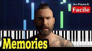 7.8K views · 289 reactions | Maroon 5 - Memories Piano Facile ► Sheet...