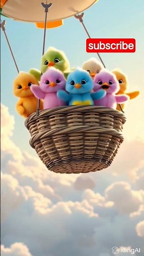 Adorable Baby Chicks on Their First Balloon Adventure 🐣✨