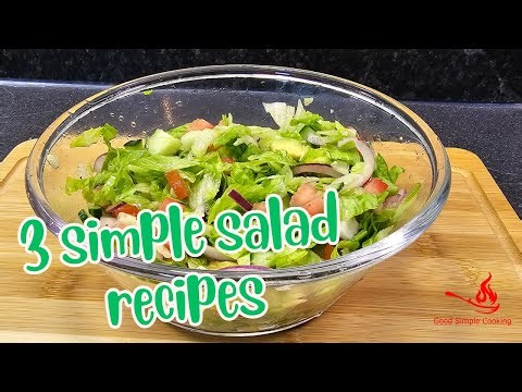 3 simple salad recipes