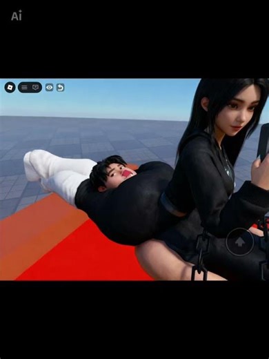 Realistic AI generated females headscissors