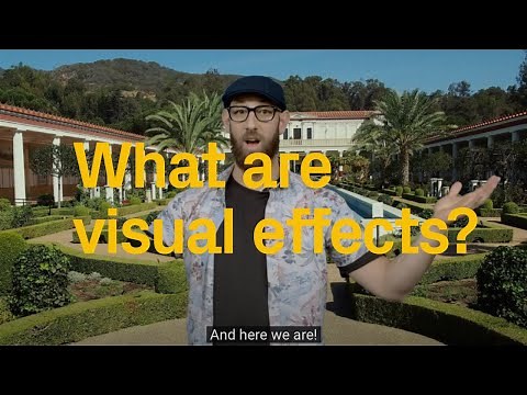 What are visual effects?