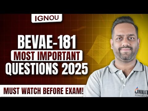 Environmental Studies BEVAE 181 Solved Question Paper | BEVAE 181 Important Questions and Answers