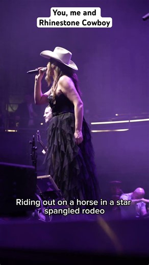 You, me and rhinestone cowboy #concert #livemusic #countrymusic #rhinestonecowboy