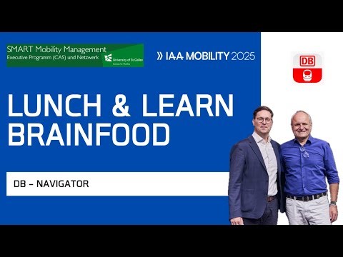 IAA MOBILITY Lunch & Learn: Digital everyday mobility in the DB Navigator