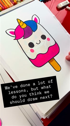 Art For Kids Hub on Instagram: "We’ve done a lot of lessons, but what do you think we should draw next?⭐️🖍️😃"