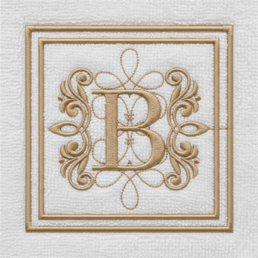 Ornamental Frame Monogram Embroidery Font (pes-dst-xxx-jef-exp-hus) (digital Download) - Etsy