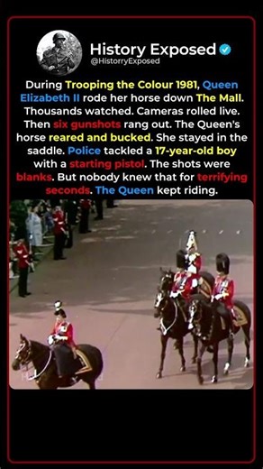 When Six Shots Nearly Killed the Queen 👑🔫