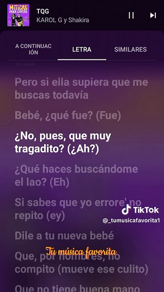 Karol G y Shakira: TQG Canción Completa y Letra