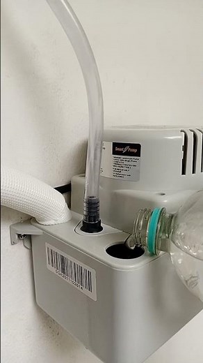 Pruebas de instalación de una bomba de agua de condensado en un Aire Acondicionado