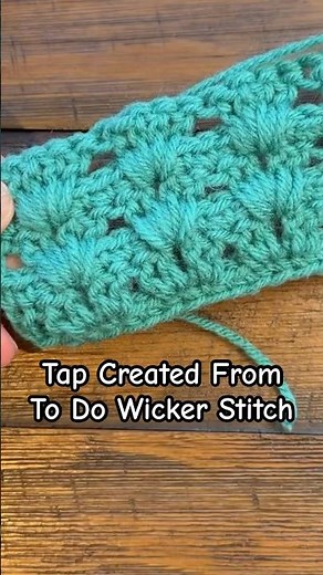 Trying the Crochet Wicker Stitch #crochetstitches