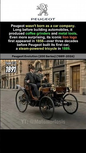 The Weird Origin of Peugeot Cars ☕️🦁