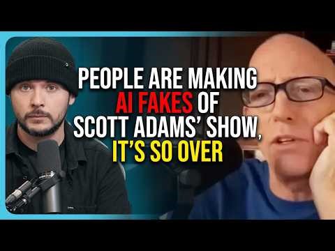 People Are Making AI FAKES of Scott Adams’ Show, It’s So Over