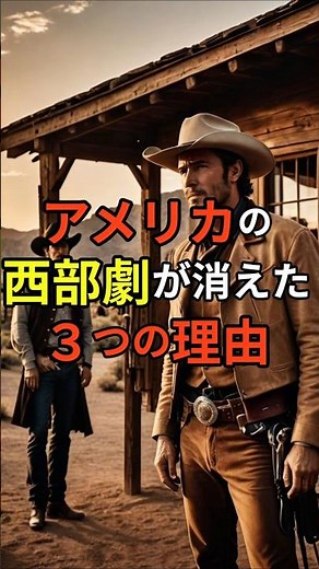 Three Reasons Why American Westerns Disappeared "【Over 300,000 Views】" #shorts #urbanlegends #his...