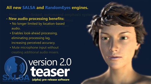 u3d口型同步和眼神~SALSA LipSync Suite