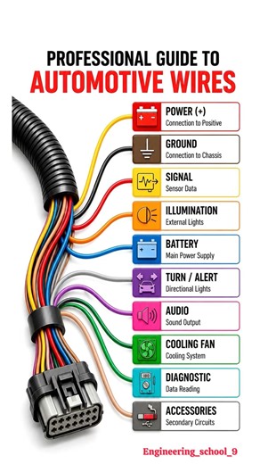 Automotive Wire Color Codes Explained | Complete Car Wiring Guide for Beginners & Mechanics ⚙️😱