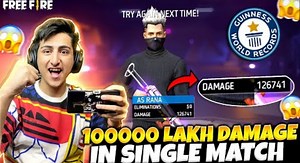 15K views · 1.5K reactions | 10 Lakh Damage In Single Match Free Fire World Record_scream_- Garena Free Fire | As Gaming | Facebook