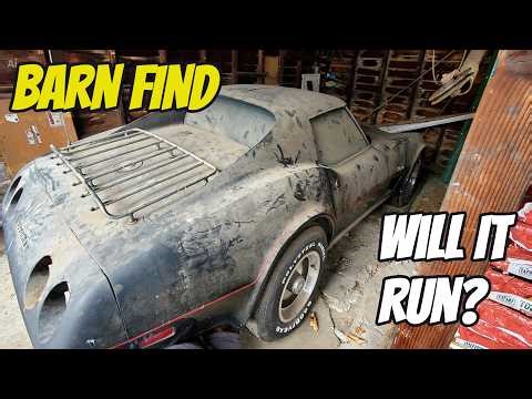 BARN FIND C3 Corvette Parked 25 YEARS! Will it RUN AND DRIVE?