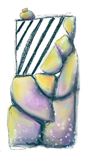 Morning Scribbles · Abstract Flow #1 #artshorts #intuitivepainting