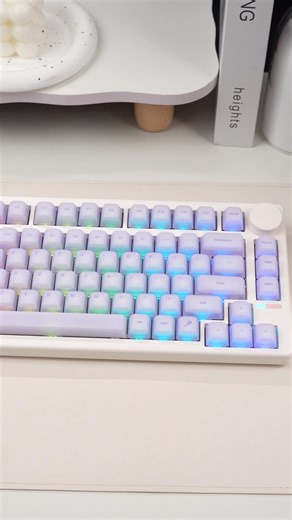 👉EPOMAKER AegisSil Keycaps Set：113 Keys Cherry Profile Silicone Made PBT Shine Through Full Keycaps Set 🌟crafted to shine through every setup and fit almost every layout. 🌟Shine-Through Keycaps 🌟Comfortable Cherry Profile 🌟Silicone made 🌟For 60%, 65%, 70%, 75%, 80%, 87%, 96% and full-sized ANSI keyboards | Epomaker