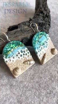 I Burnt these Polymer Clay Earrings, but I Like Them Better Now.