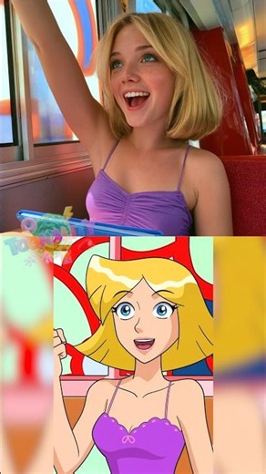 Sam & Clover IN REAL LIFE 🕵️‍♀️ (Totally Spies) #inreallife #totallyspies