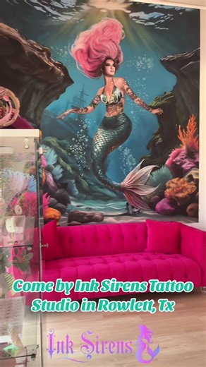 🌊✨ Dive into the INK SIRENS experience! 🎨 Whether you're looking to get inked, pierced, or glam up with our fabulous lashes, we’ve got you covered! 💉👁️‍🗨️ Plus, don’t forget to check out our groovy merch – from funky socks to unique necklaces and keychains! 🧦💖 Stop by our Rowlett shop today and let’s create something beautiful together! 💫 #InkSirens #Tattoo #Piercing #Lashes #Merch #Rowlett #Texas #BodyArt #Aftercare #ShopLocal #TattooAftercare #GroovyVibes #rowletttattoos #rowlettpierci