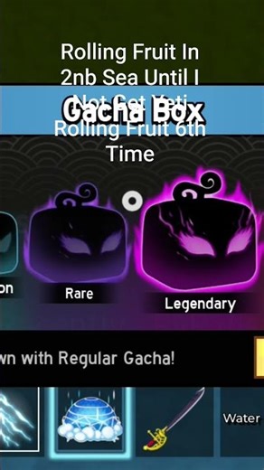 Rolling Fruit In 2nb Sea Until I Not Get Yeti #bloxfruit #rollingfruit