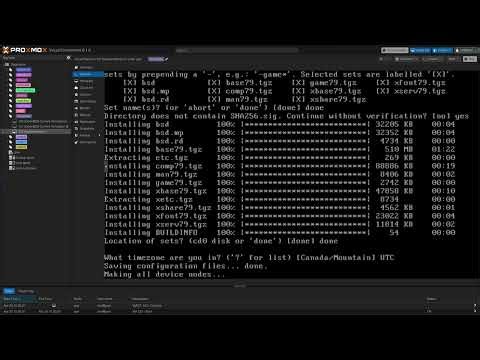 OpenBSD Proxmox template