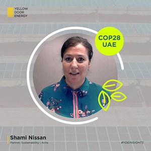 How important is COP28 to fulfilling the Paris Agreement goals? 🌞 Shami Nissan, Partner, Head of Sustainability at Actis, shares her expectations ahead of COP28. She highlights how Actis's mission aligns with COP28’s objectives through its investment strategies and decision-making. She further emphasizes COP28’s critical role in prompting concrete actions to fulfill the Paris Agreement goals. #YDEInsights #COP28 #COP28UAE #ClimateChange #ClimateAction #ParisAgreement #UniteActDeliver | Yellow D