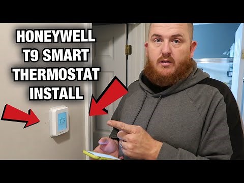 HONEYWELL T9 SMART THERMOSTAT INSTALL