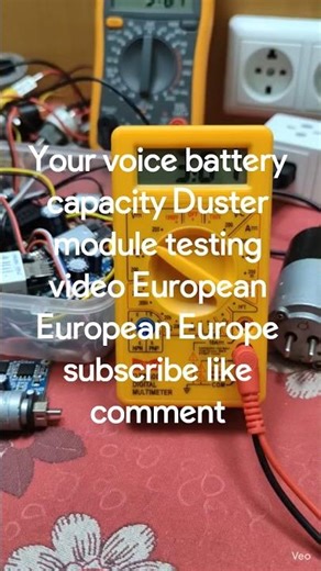 European voice your voice battery capacity tester water testing #lifeisbutadream #haveitoldyoulately