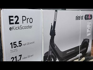 Segway Ninebot E2 Pro unboxing en español