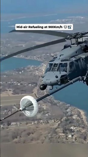 Successful mid-air refueling