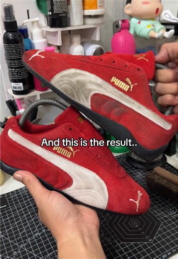 Speed Cleaning Your Puma Speedcat Suede Sneakers