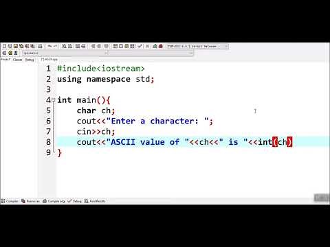How to Find ASCII Value of a Character in C++