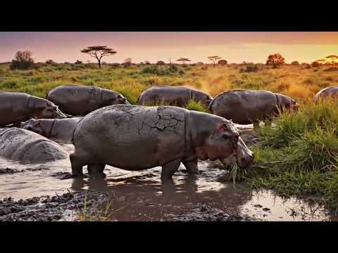 The Secret Life of Hippos: Feeding Habits and Adaptations for Survival | Wildlife Documentary