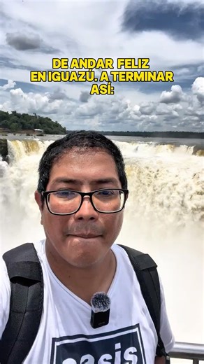 De viajar por Iguazú a terminar así: pausa a los viajes #iguazu #fozdoiguaçu #cataratas #argentina
